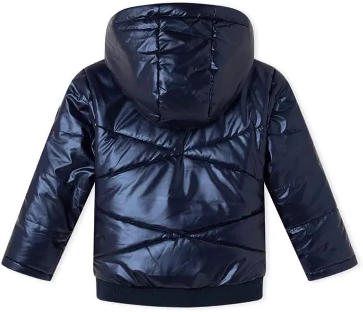| Boys Metallic Parka Coat | Parka Metaliza Ski Explorers | Metallic Blue