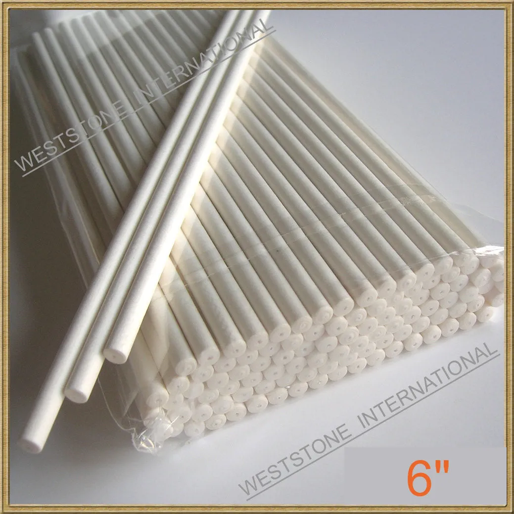 100pcs 6" Lollipop Stick, 100 pcs Poly Bag,  100pcs Twist Tie for cake pops