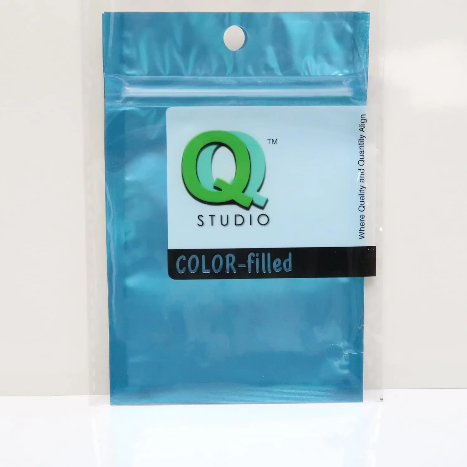 100PCS Matte Clear/Blue/Silver Metallic Mylar Foil Flat Zip Top Bags 9.5x17cm (3.7x6.7")