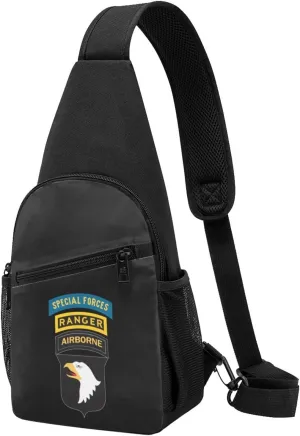 101st Airborne Ranger Special Forces Chest Pack Leisure Shoulder Crossbody Chest Bag