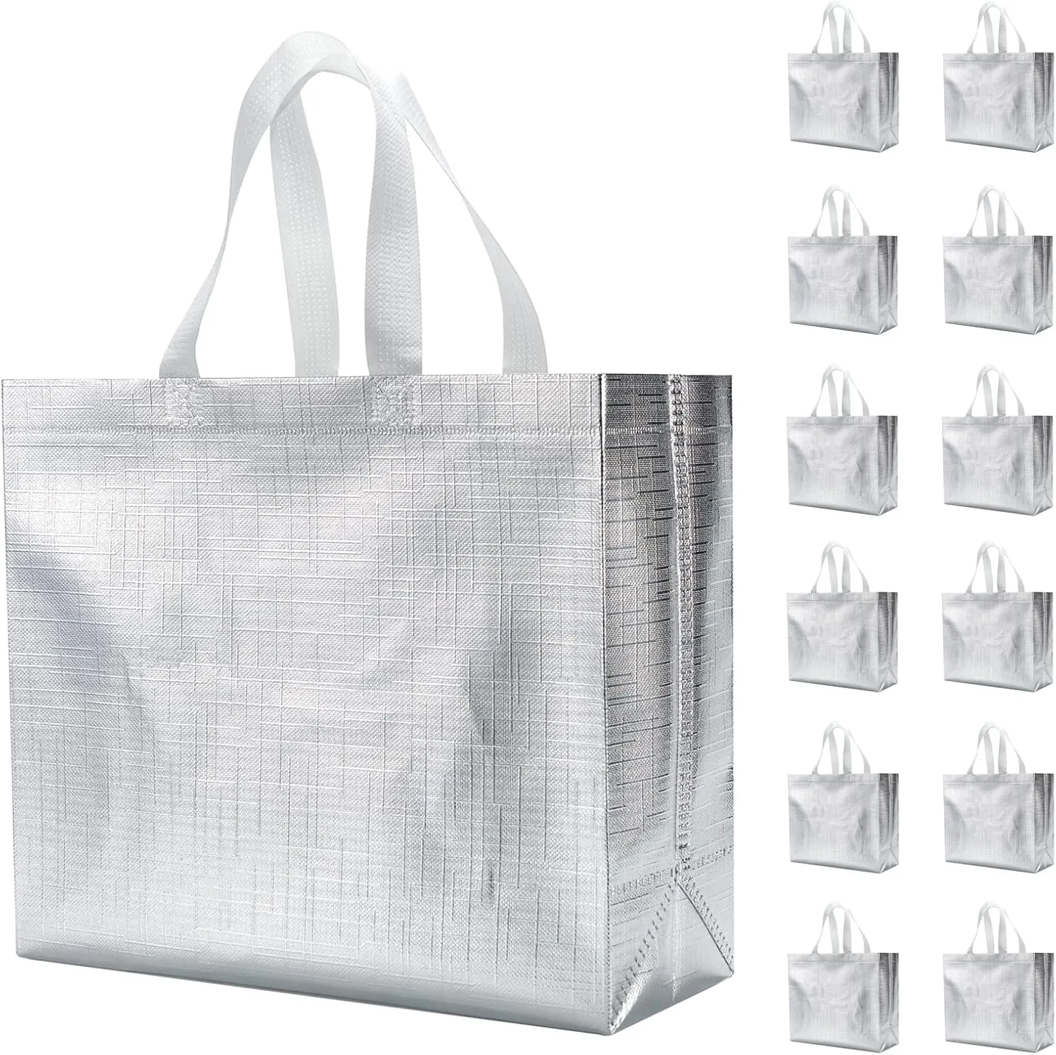 12 Pcs Present Gift Bags Reusable Gift Bag for Party Wedding