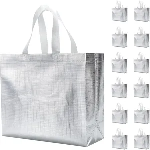 12 Pcs Present Gift Bags Reusable Gift Bag for Party Wedding