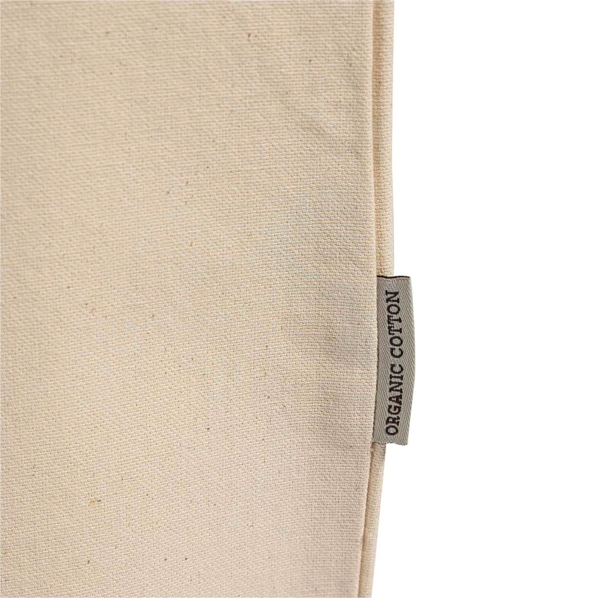 18 in Large Organic Canvas Shopper Tote Bags with Bottom Gusset - OR250
