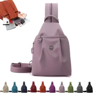 2025 Backpack Chest Bag Double Zipper Large Capacity, Vovtva Bag, Vovtv Street Lite Chic Versatile Travel Bags (1, Pink)
