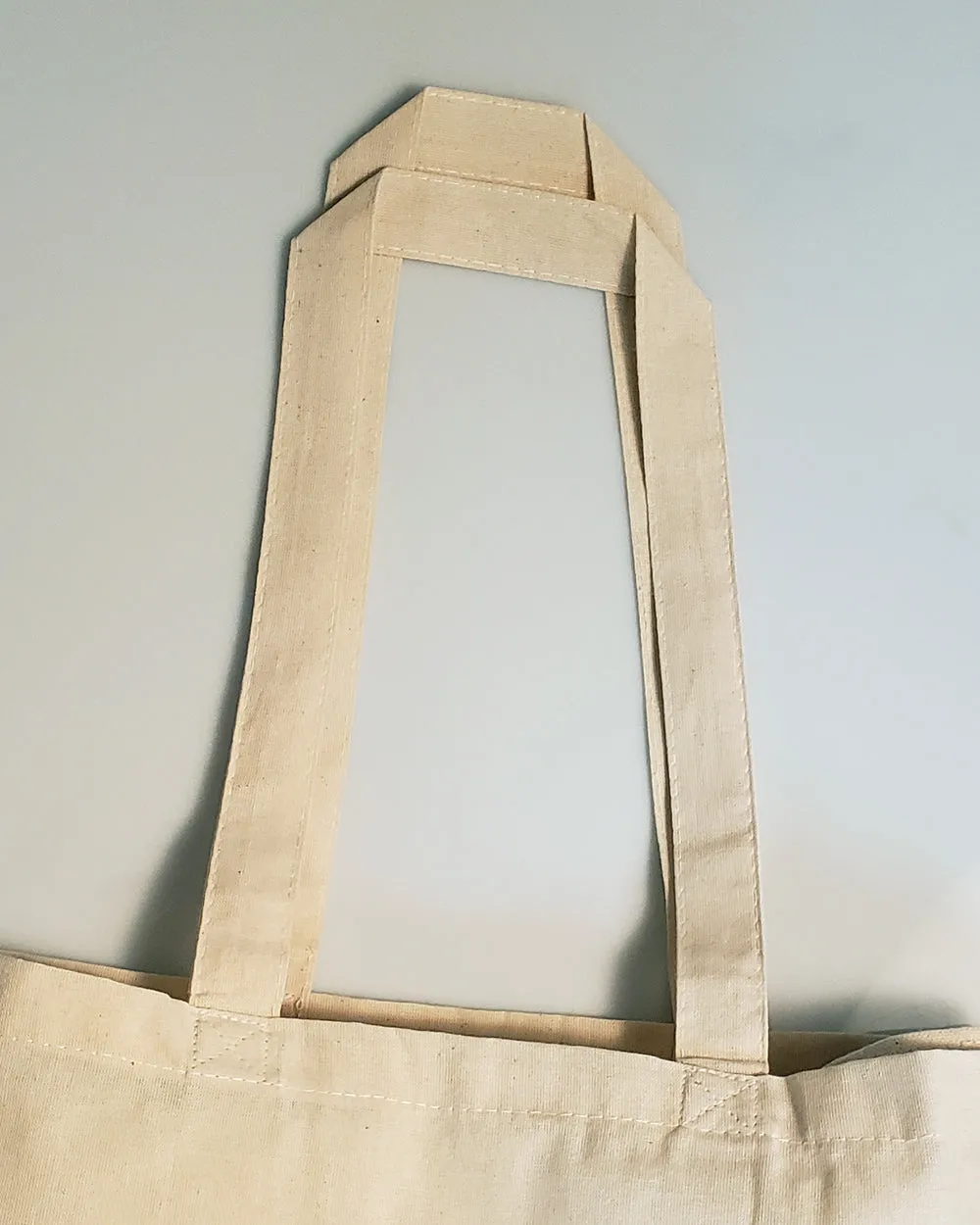 240 ct Over-the-Shoulder 26 in Long Handle Cotton Tote Bags - By Case