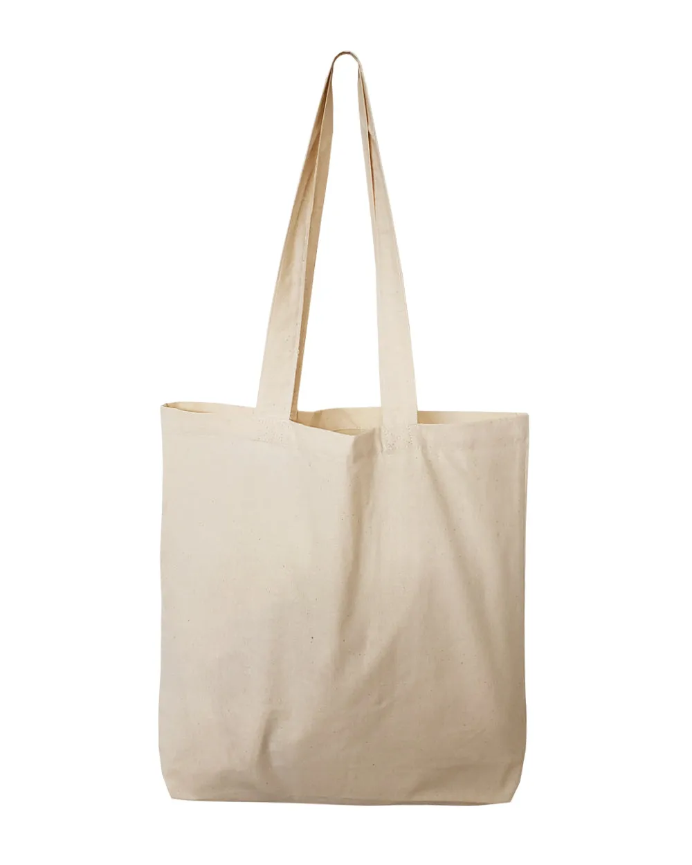 240 ct Over-the-Shoulder 26 in Long Handle Cotton Tote Bags - By Case
