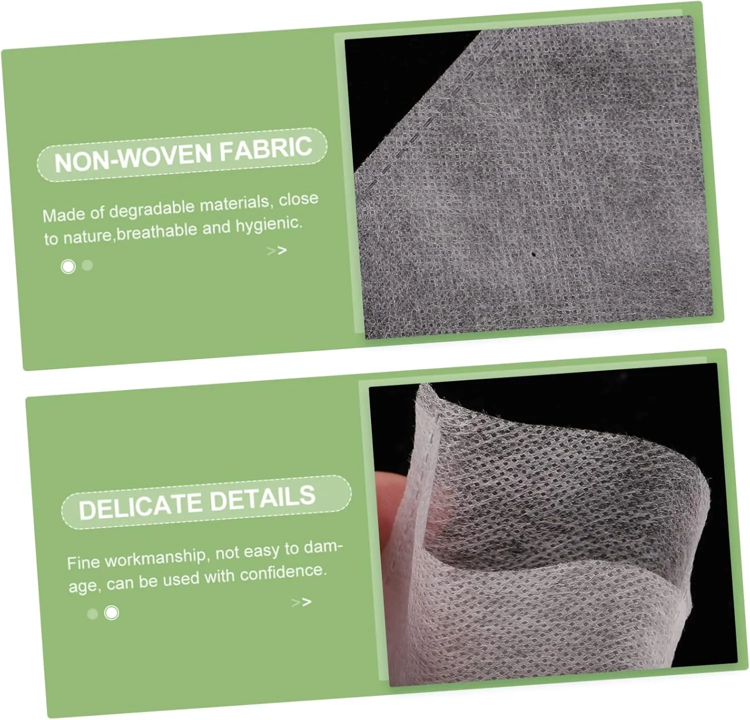 2sets 500pcs Non Woven Plant Nursery Bags for Sapling Growing Durable Breathable Planting Pouches for Indoor Plants 500pcs*2