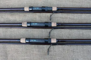3 x Harrison Torrix Custom Built Carp Rods. Rare Brown Blanks. 12'. 3.25lb T/C. SALE!!!