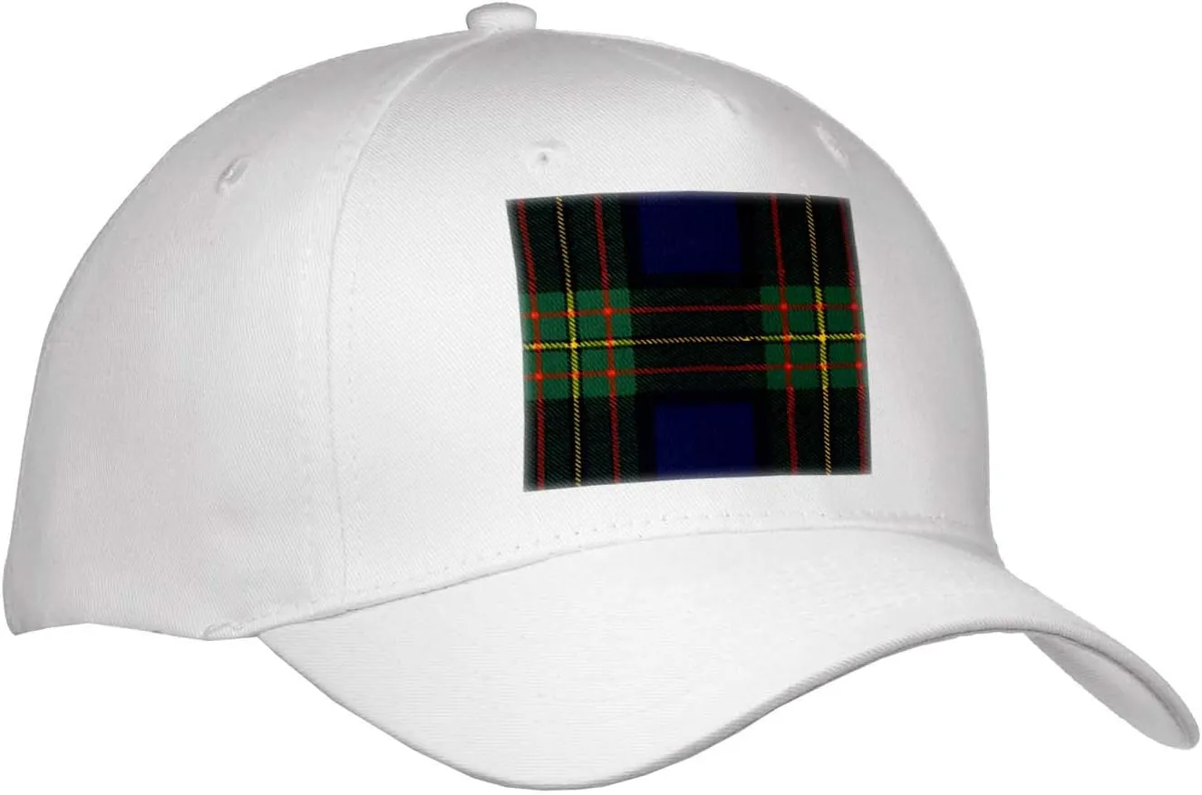 3dRose Russ Billington Patterns- Tartan and Plaid - Image of Maclaren Clan Kilt Scottish Tartan Plaid Pattern - Caps