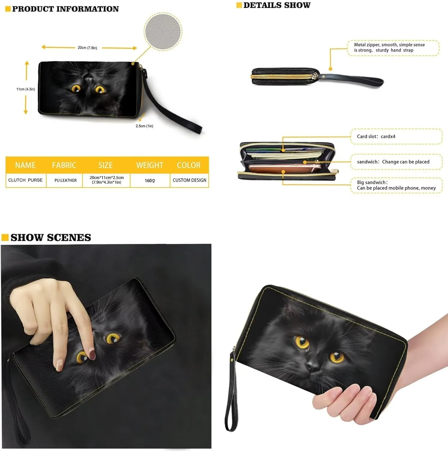 3Pcs Tote Bags Set Top Handle Satchel Purse Clutch Purse Wallet Women Wristlet Gifts for Mother Girlfriend Sister
