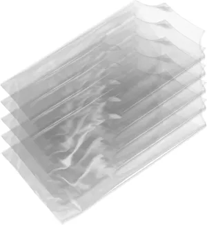 5pcs Garment Bag for Storage Suit Clothes Storage Bag Hanging System Pvc Coated Dustproof Covers