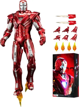 7 inch Ironman MK33 Action Figure-All Joints Movable Exquisite Painting with Lots of Accessories Collectable Toy(1/10 Scale)
