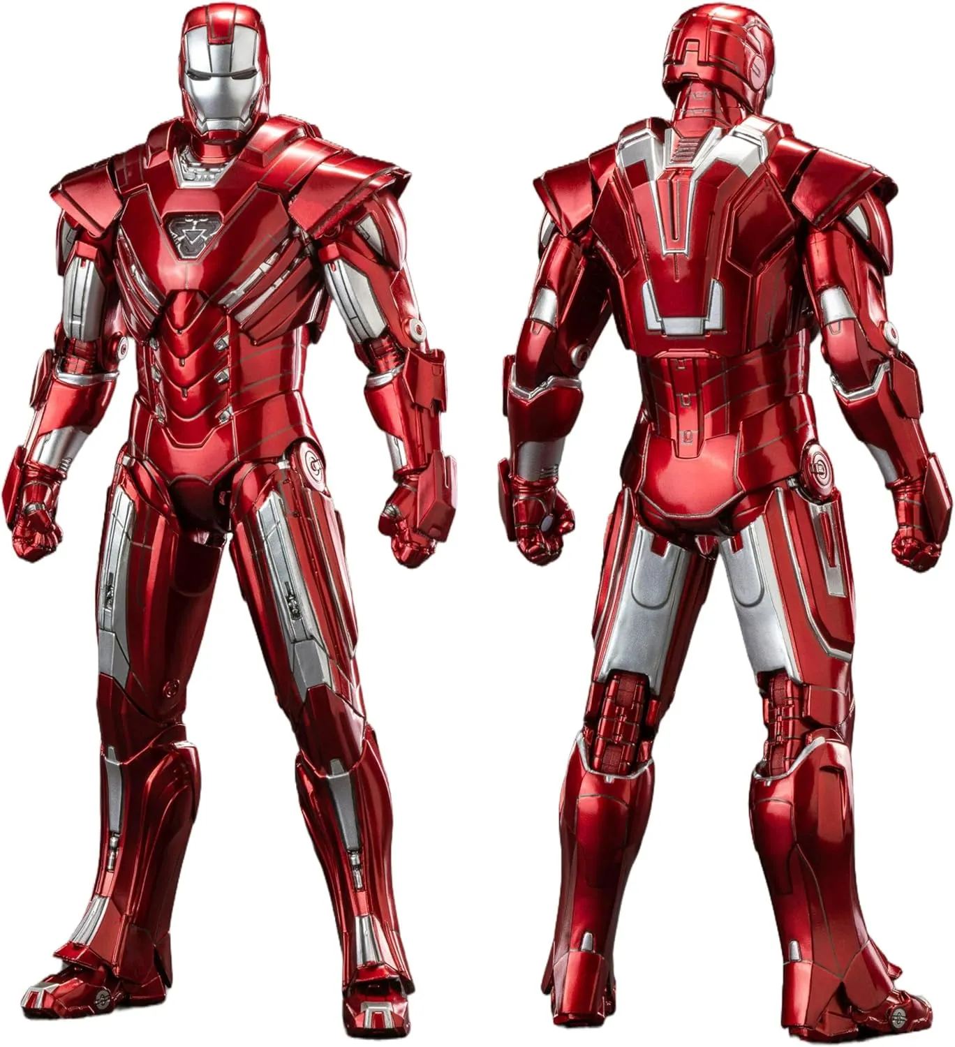 7 inch Ironman MK33 Action Figure-All Joints Movable Exquisite Painting with Lots of Accessories Collectable Toy(1/10 Scale)