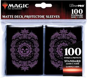 7gypsies Ultra PRO - Magic: The Gathering Mana 7 100ct Card Sleeves Swamp - Protect Your Cards with ChromaFusion Technology, Card Sleeves Protect Against Wear and Tear During Gameplay & Storing Cards