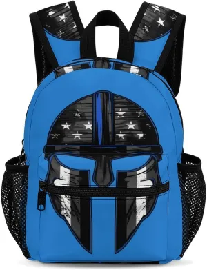 A-mericans USA Flag Spartann Backpack Cute Laptop Bag Mini Shoulder Bags Travel Casual Daypacks 13 Inch