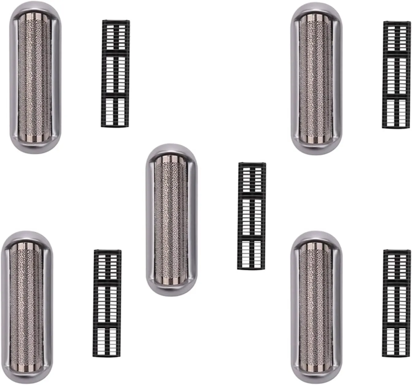 A99G-5X Replacement Shaver Foil and Cutter Fits，Compatible for Braun，Cruzer 5S P40 P50 P60 P70 P80 P90 M30 M60 M90 550 555 570 575 5604 5607