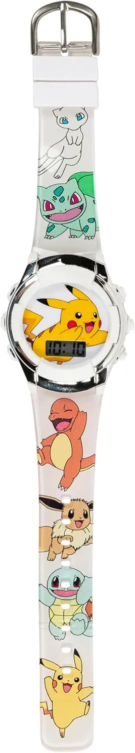 Accutime Kids Pokemon Digital LCD Quartz Watch for Boys, Girls, and Adults All Ages