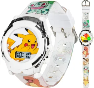 Accutime Kids Pokemon Digital LCD Quartz Watch for Boys, Girls, and Adults All Ages
