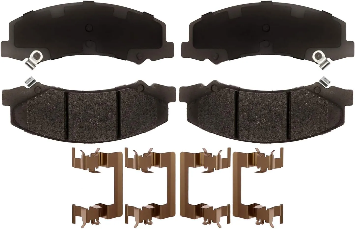 ACDelco Silver 14D1159CHF1 Ceramic Front Disc Brake Pad Set