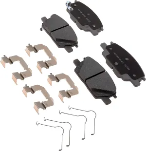 ACDelco Silver 14D1913CHF1 Ceramic Front Disc Brake Pad Set