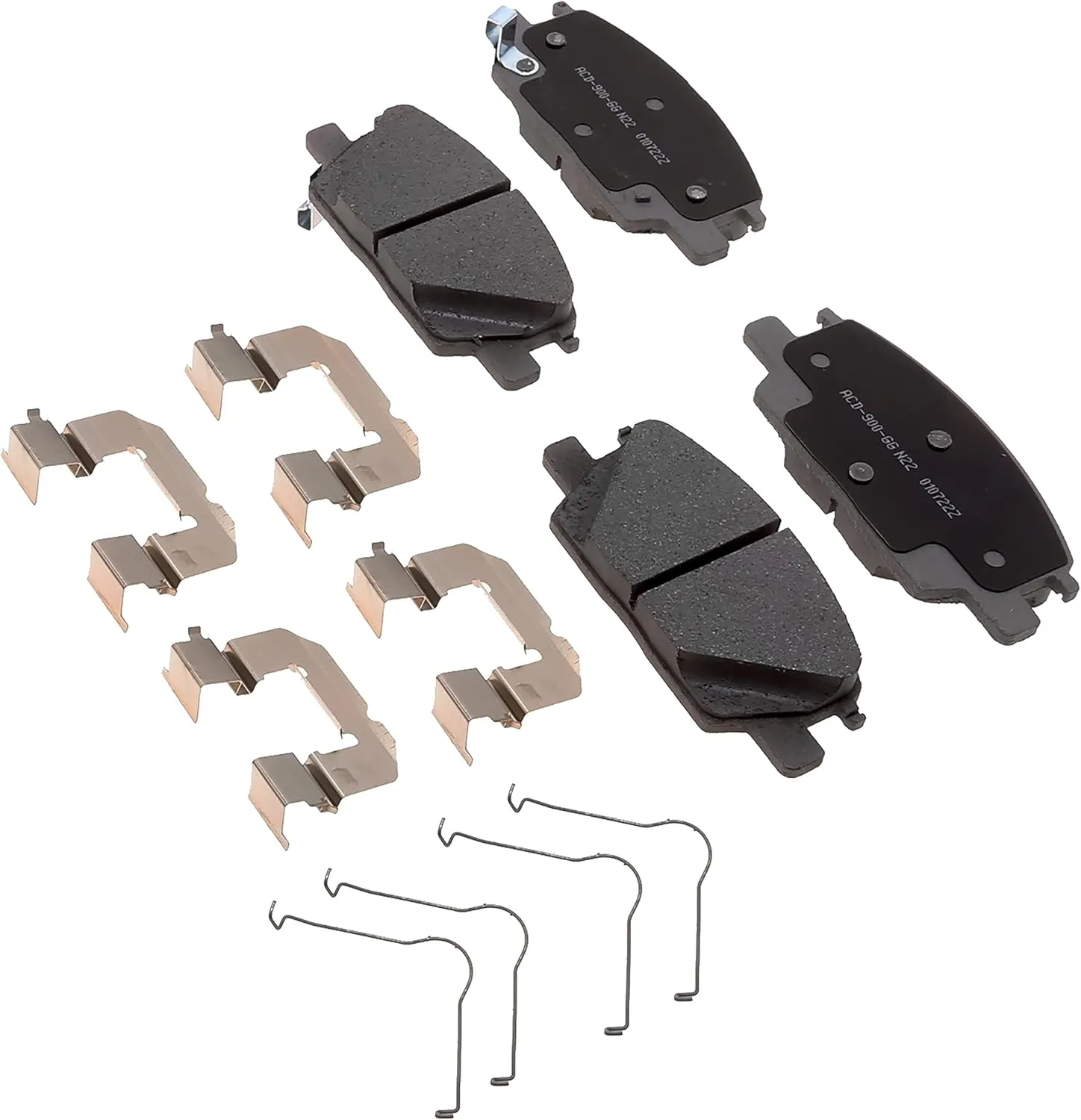 ACDelco Silver 14D1913CHF1 Ceramic Front Disc Brake Pad Set