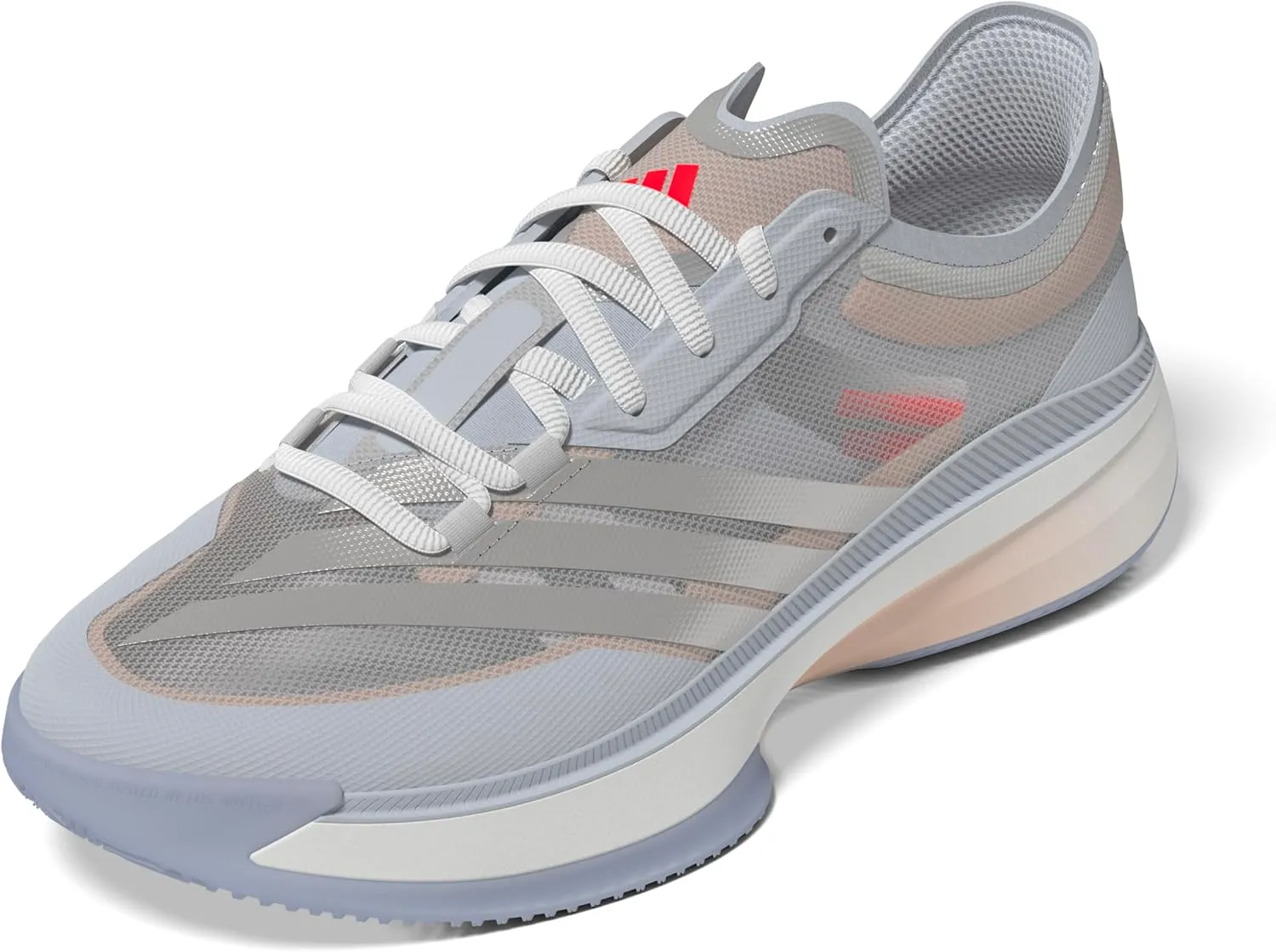 adidas Unisex Adizero Select 3.0 Basketball Sneaker, Halo Blue/Silver Metallic/Powder Coral, 11 US Men