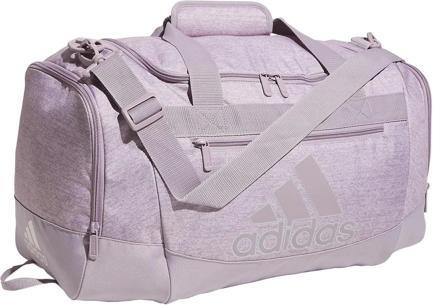 adidas Unisex Adult Defender 4.0 Duffel Bag, Discontinued, Jersey Preloved Fig Light Purple/Preloved Fig Purple/Silver Metallic, Small (38L)