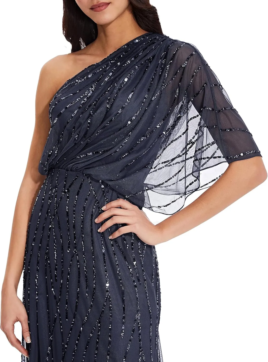 Adrianna Papell Women's Long Beaded Dresses