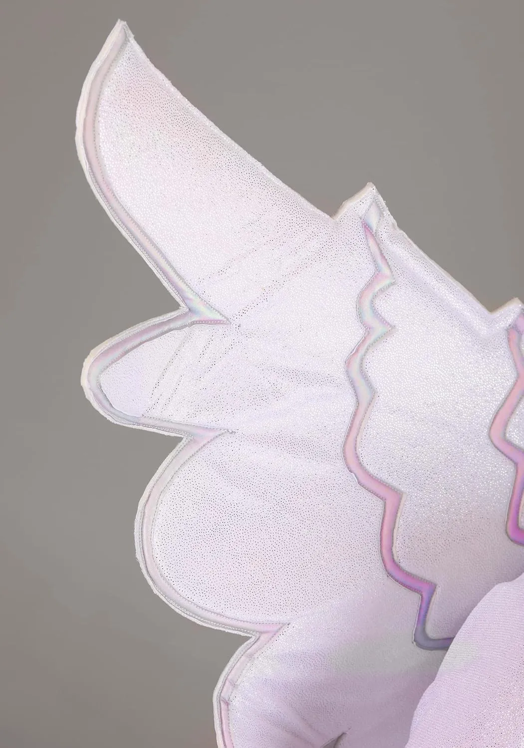 Adult Pegasus Costume With Front Zipper And Faux Fur Tail, Featuring Hoof-Shaped Cuffs, Fantasy Animal Outfits