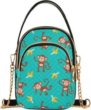 ALAZA Chain Crossbody Bags for Women Quilted Shoulder Crossbody Handbags Travel Cross Body Cell Phone Purses Bags