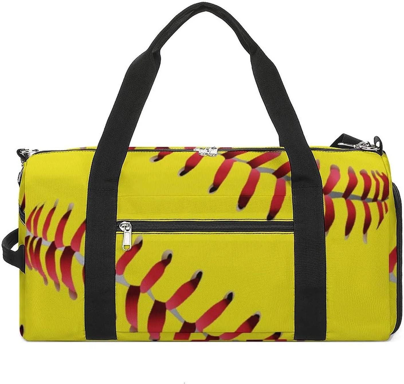 American Red Line Yellow Softball A Fitness Bag with Large Storage Space Is Suitable for Portable Outdoor Use