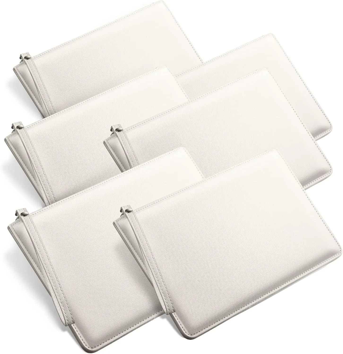 Amylove 6 Pieces Bridesmaid Clutch Bag Wristlet Wallet for Women