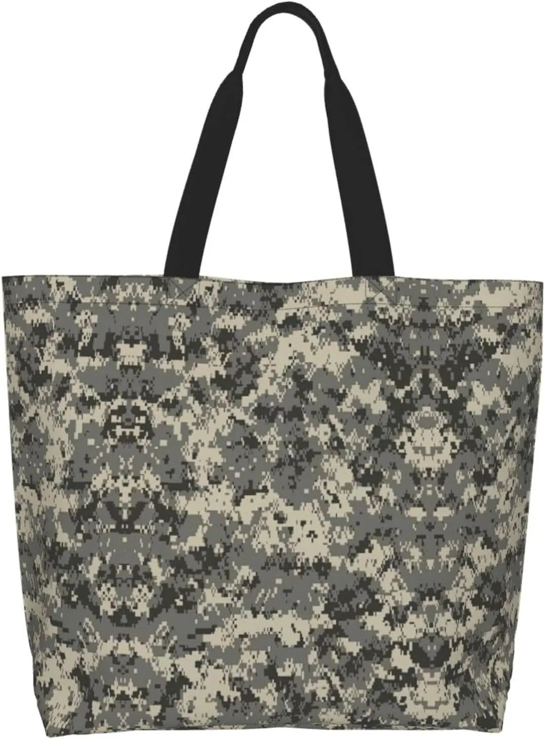 Animal Tiger Leopard Print Rose Flower Print Shoulder Bag For Women Shopping Bags Tote Bag Large Storage Grocery Bags