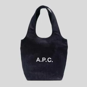 A.P.C. Ninon Small Unisex Tote Bag Indigo RB-COCSXM61861IAI
