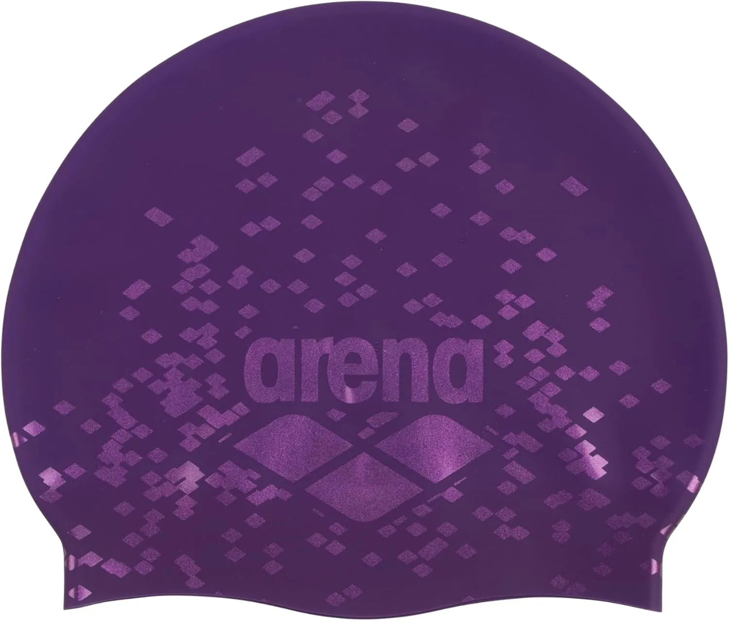 Arena Unisex Shine Silicone Swim Cap for Women and Men Fitness Swimmers Intensive Training Durable Soft Elastic Bathing Cap