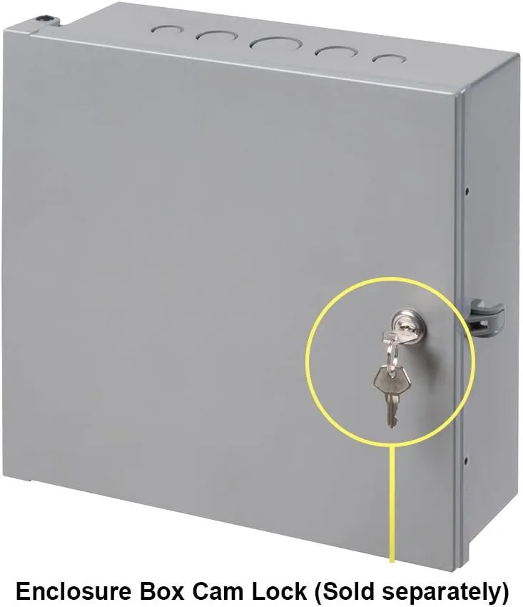Arlington EB1111-1 Electronic Equipment Enclosure Box, 11" x 11" x 3.5", Non-Metallic, 1-Pack