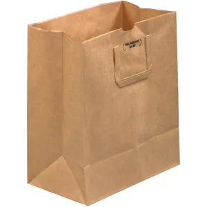 Aviditi 12 x 7 x 14" Flat Handle Grocery Bags