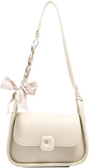 Bags for Women women's crossbody bag shoulder armpit bag small square bag(Creamy-white)