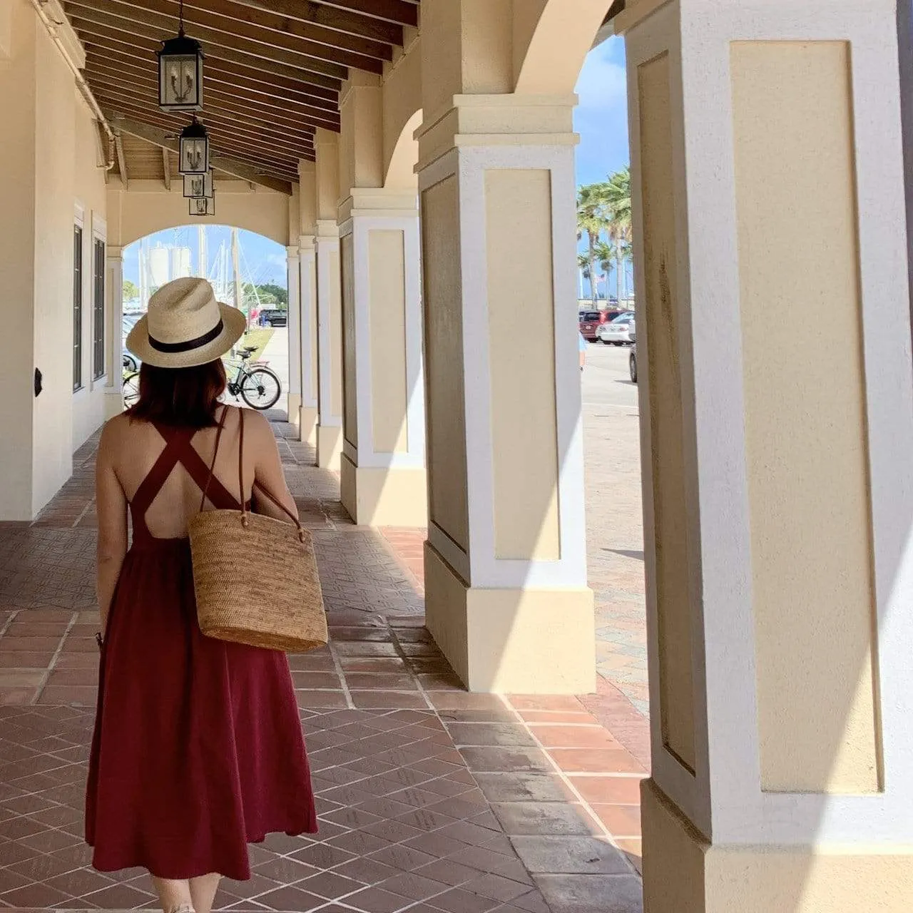 Bali Rattan Tote Bag
