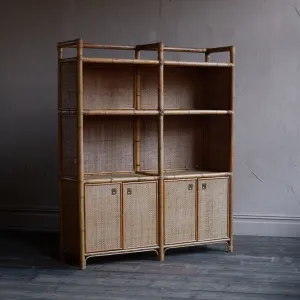 Bamboo Shelving Unit - attributed to Dal Vera