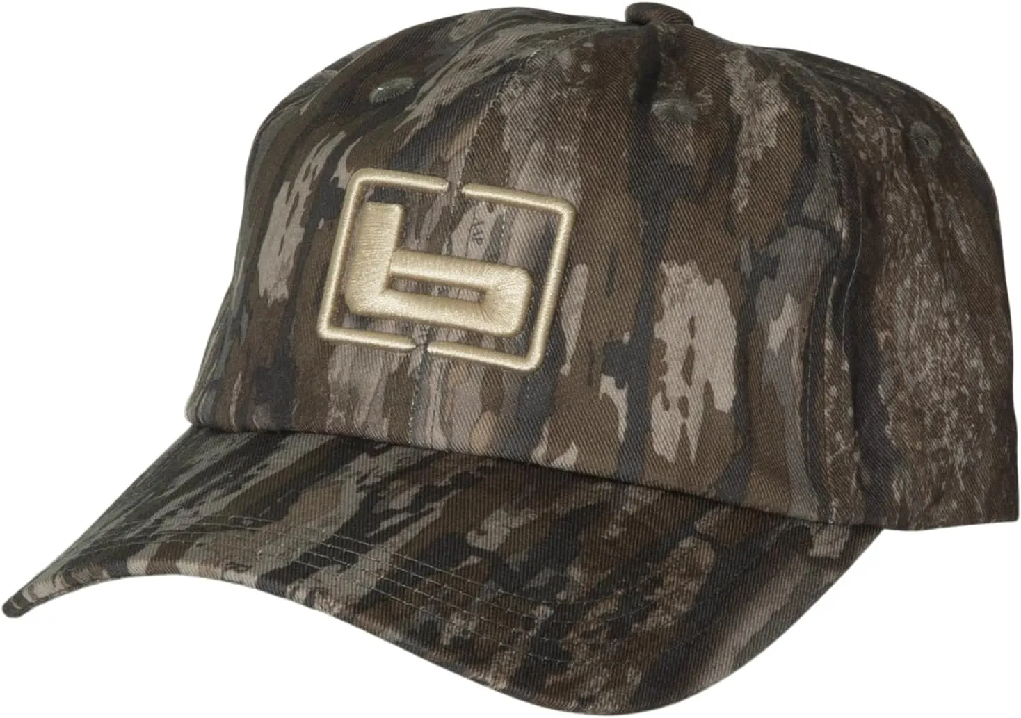 Banded Camo Cotton Cap – Lightweight, Breathable Hunting Hat with Adjustable Fit & Pre-Curved Bill