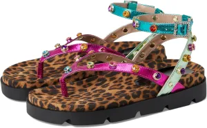 Betsey Women's Conley Sandal, Metallic Multi, 8
