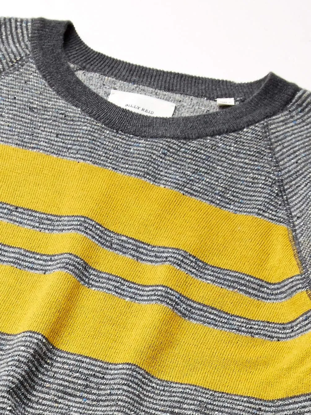 Billy Reid Men's Reversible Cotton Silk Long Sleeve Crew Neck Sweater