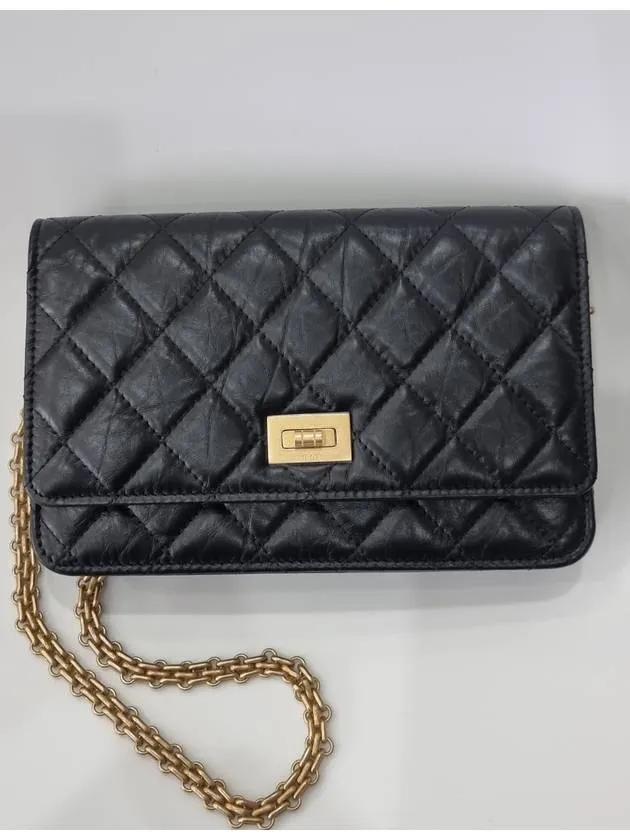Black On-sale Vintage Bag Calfskin WOC Gold First-time buyer discount Chain Cross Chanel Hardware
