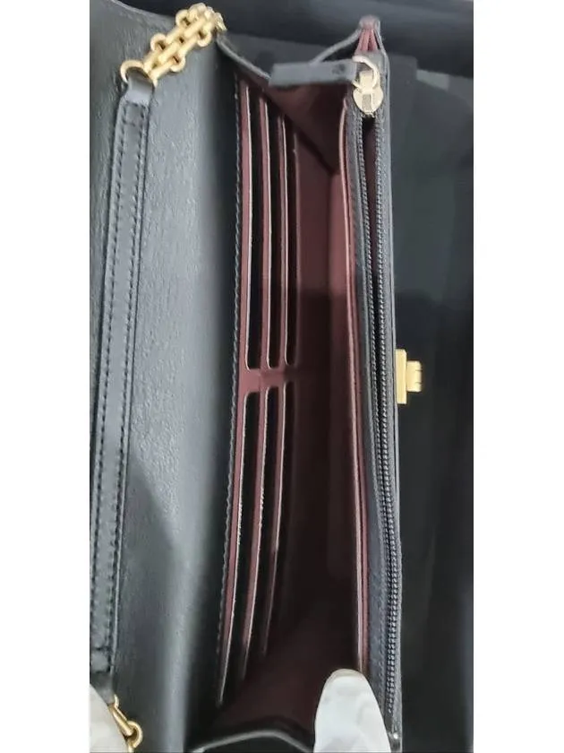 Black On-sale Vintage Bag Calfskin WOC Gold First-time buyer discount Chain Cross Chanel Hardware