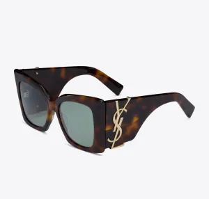 Blaze Cateye with frames oversized Quick turnaround Laurent Sunglasses Saint Price drop