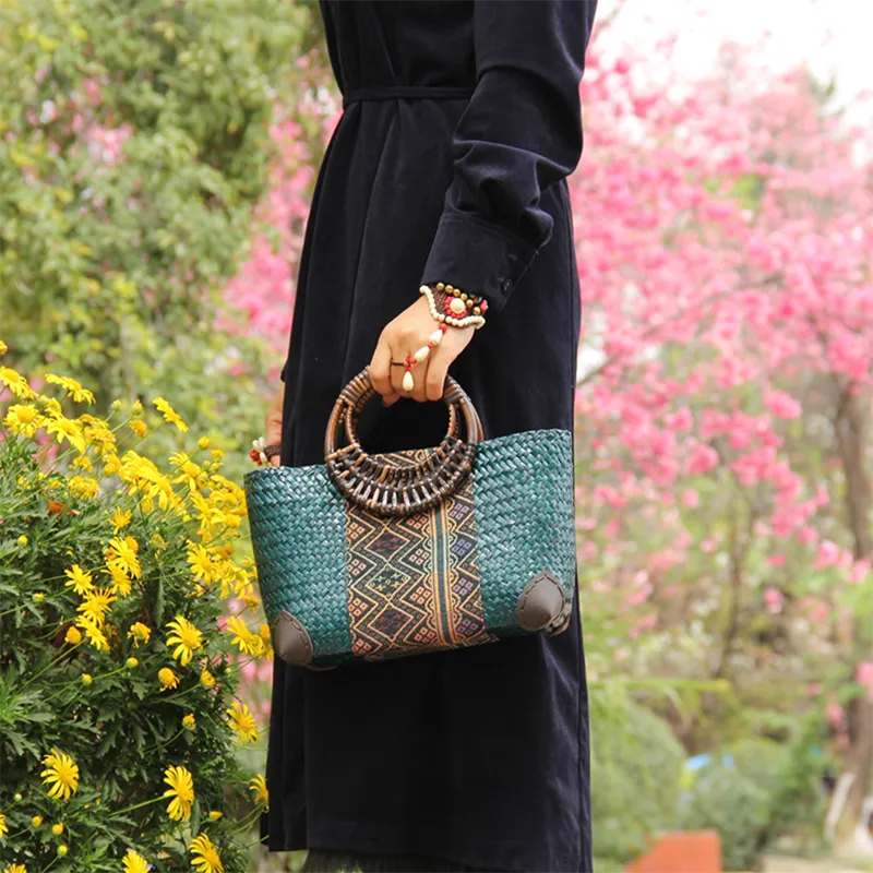 BOHEMIAN DELIGHT WOVEN HANDBAG