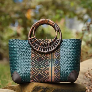 BOHEMIAN DELIGHT WOVEN HANDBAG