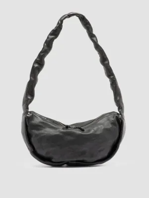 BOLINA 046 - Black Leather Crossbody Bag