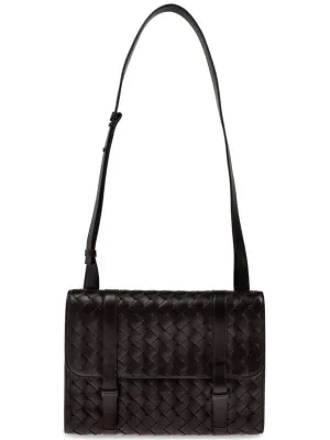 Bottega Veneta Bottega Veneta Shoulder Bag Piccolo Portfolio, Men's, Brown